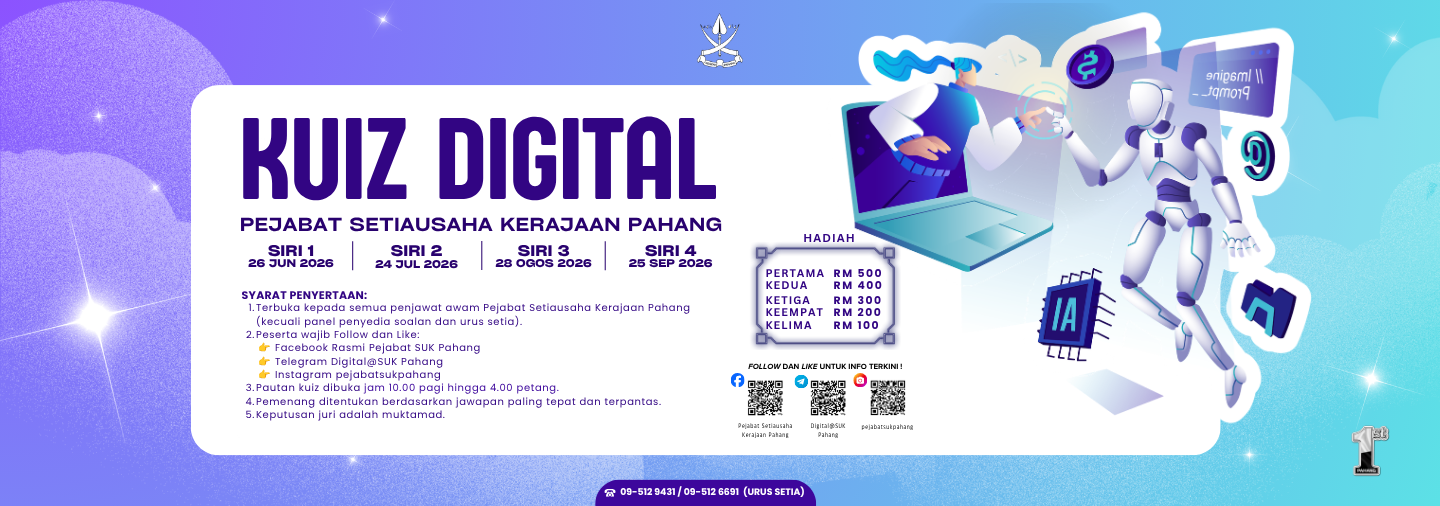 Hebahan Kuiz Digital SUK Pahang