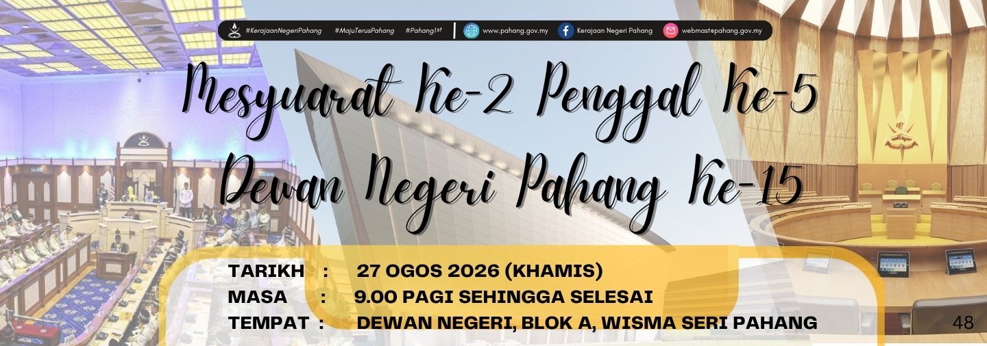 Mesyuarat Ke-2 Penggal Ke-5 Dewan Negeri Pahang Ke