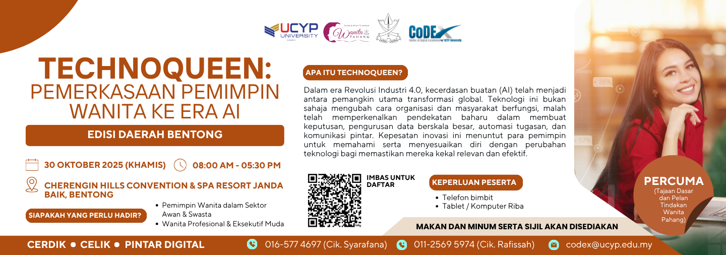 Technoqueen Pemerkasaan Wanita Ke Era AI Bentong