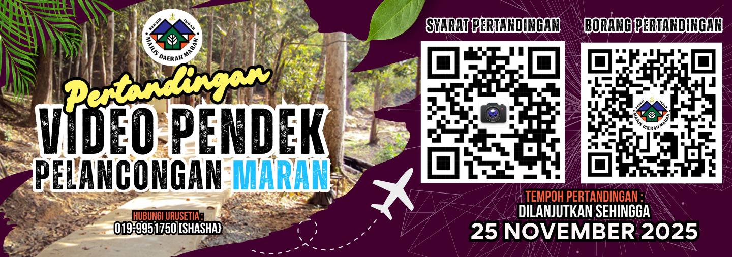 PERTANDINGAN VIDEO PENDEK PELANCONGAN MARAN 