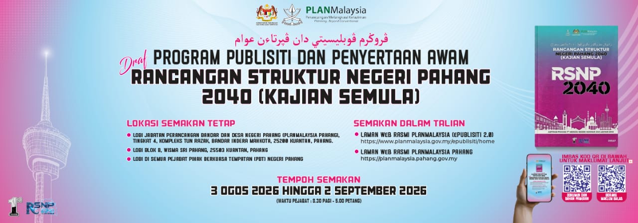 RANCANGAN STRUKTUR NEGERI PAHANG 2040 (KAJIAN SEMU