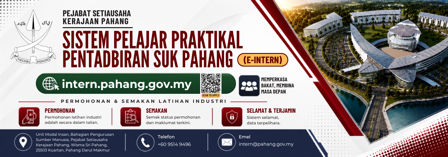 Sistem Pelajar Praktikal Pentadbiran SUK Pahang